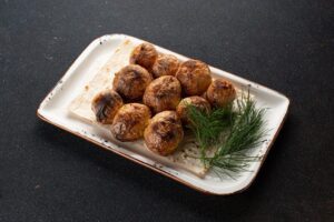Картофель, запеченный на углях
